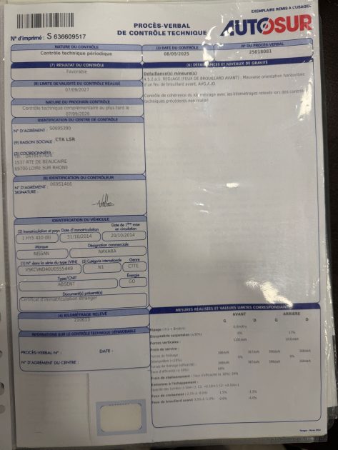 NISSAN NAVARA PICK-UP 2.5 DCI DOUBLE CAB SE 4X4 2014