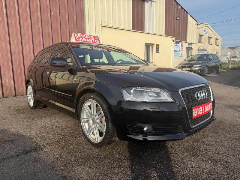 AUDI A3 PHASE 2 SPORTBACK S LINE 2.0 TDI 140CV 1ER MAIN 2011