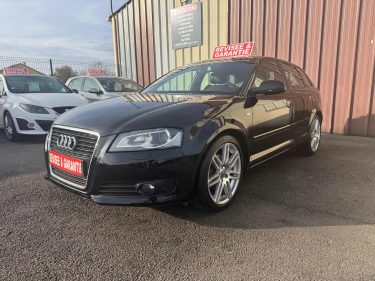 AUDI A3 PHASE 2 SPORTBACK S LINE 2.0 TDI 140CV 1ER MAIN 2011