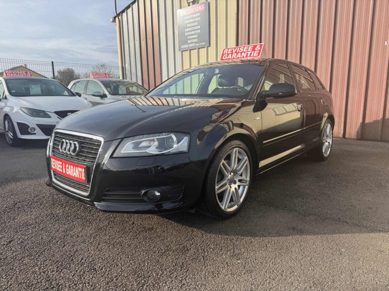AUDI A3 PHASE 2 SPORTBACK S LINE 2.0 TDI 140CV 1ER MAIN 2011