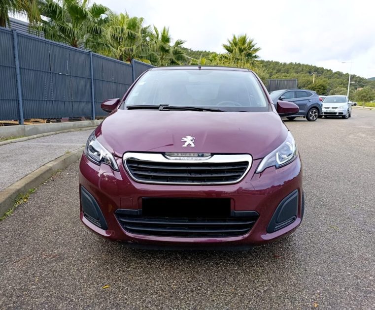 PEUGEOT 108 1.0 VTI ACCESS 5P 2017 garantie 3 mois MOTEUR TOYOTA