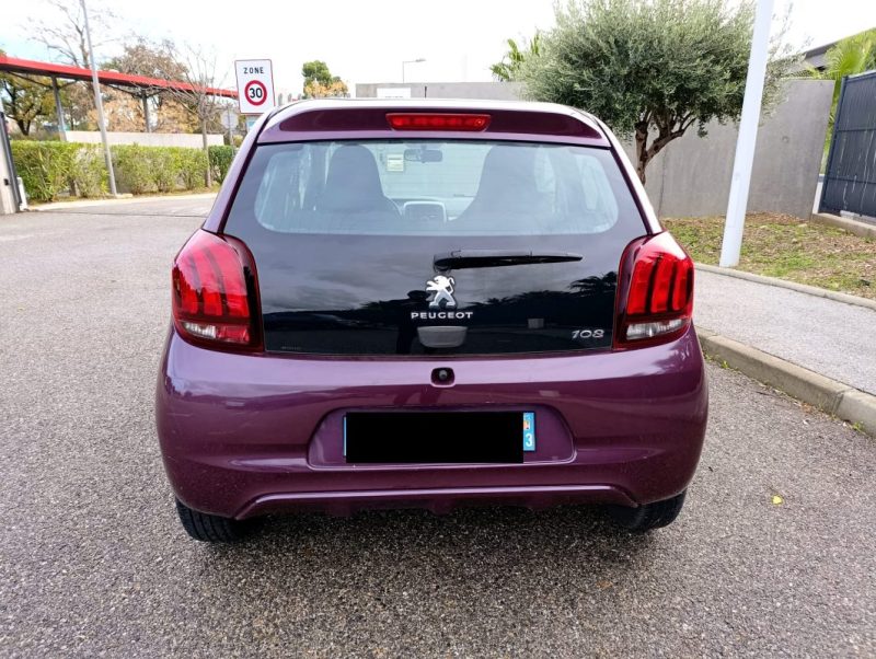 PEUGEOT 108 1.0 VTI ACCESS 5P 2017 garantie 3 mois MOTEUR TOYOTA