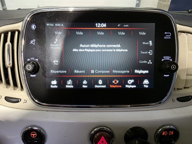 FIAT 500C 1.2 69ch LOUNGE / SUIVI COMPLET / DISTRI OK