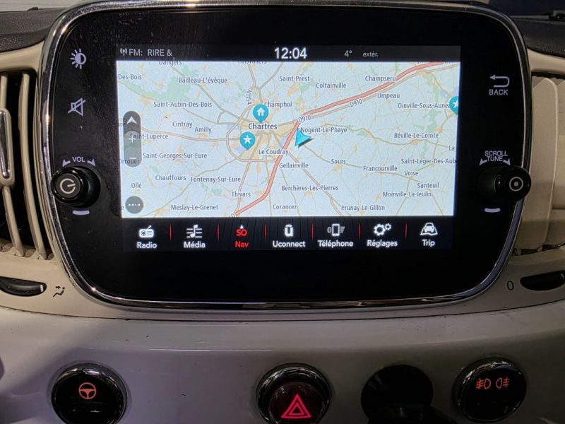 FIAT 500C 1.2 69ch LOUNGE / SUIVI COMPLET / DISTRI OK