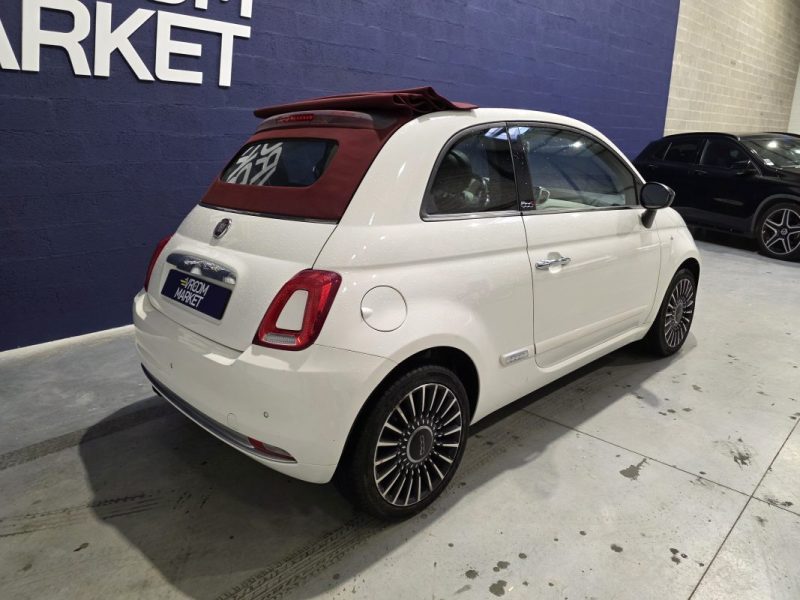 FIAT 500C 1.2 69ch LOUNGE / SUIVI COMPLET / DISTRI OK