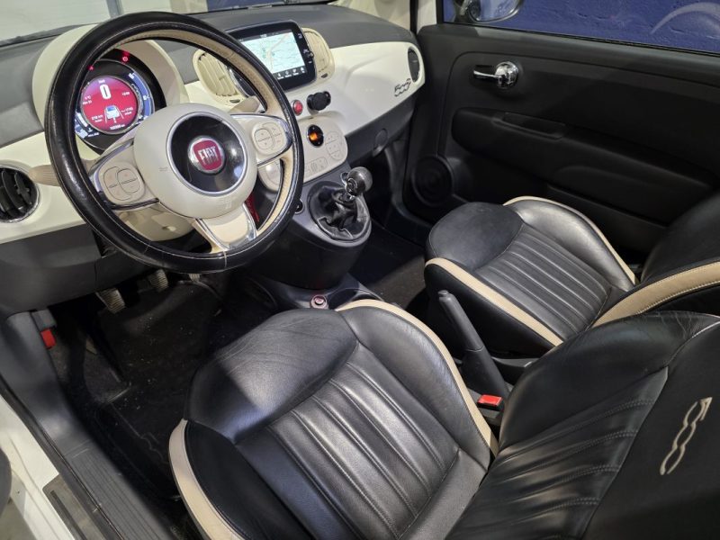 FIAT 500C 1.2 69ch LOUNGE / SUIVI COMPLET / DISTRI OK