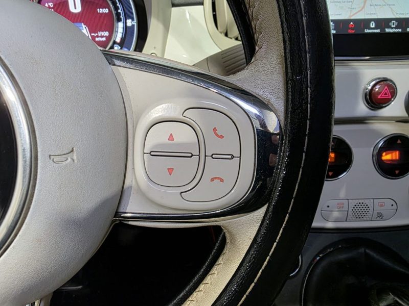 FIAT 500C 1.2 69ch LOUNGE / SUIVI COMPLET / DISTRI OK