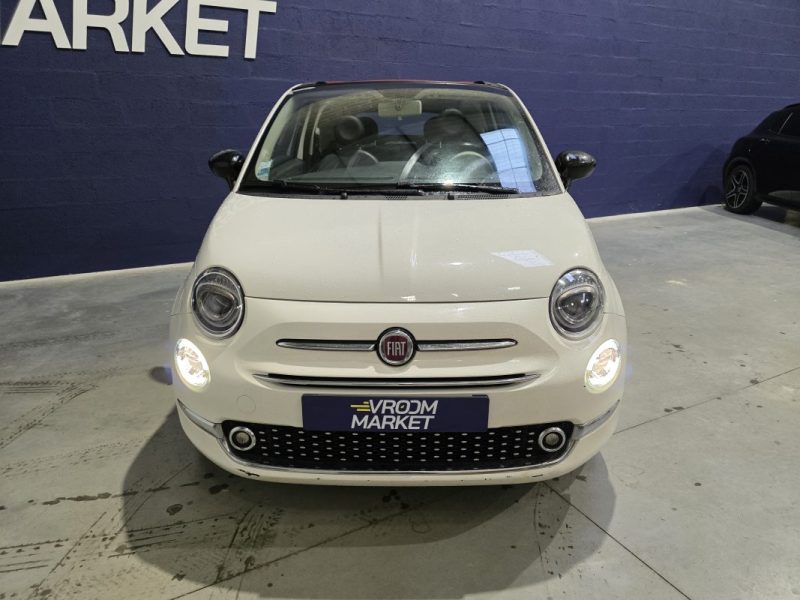 FIAT 500C 1.2 69ch LOUNGE / SUIVI COMPLET / DISTRI OK