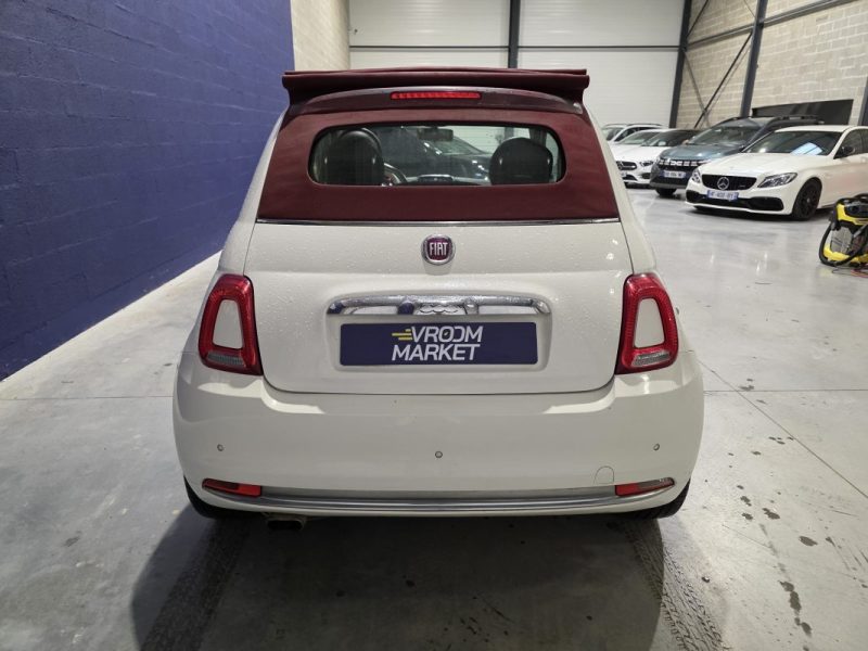 FIAT 500C 1.2 69ch LOUNGE / SUIVI COMPLET / DISTRI OK