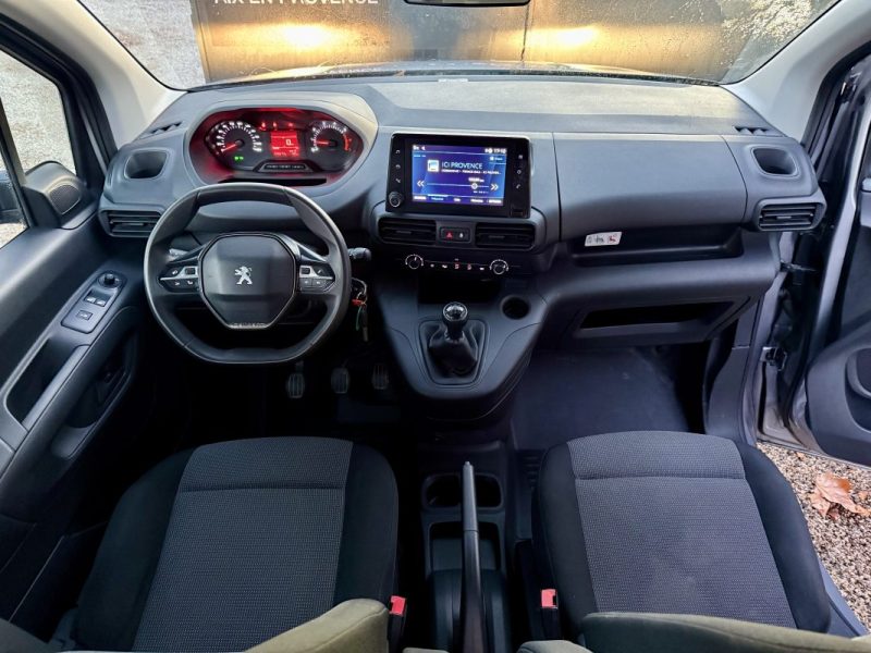 PEUGEOT PARTNER 3 LONG 950KG BLUEHDI 100CH 5 PLACES CAR PLAY  2021 11250HT