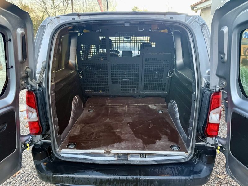 PEUGEOT PARTNER 3 LONG 950KG BLUEHDI 100CH 5 PLACES CAR PLAY  2021 11250HT