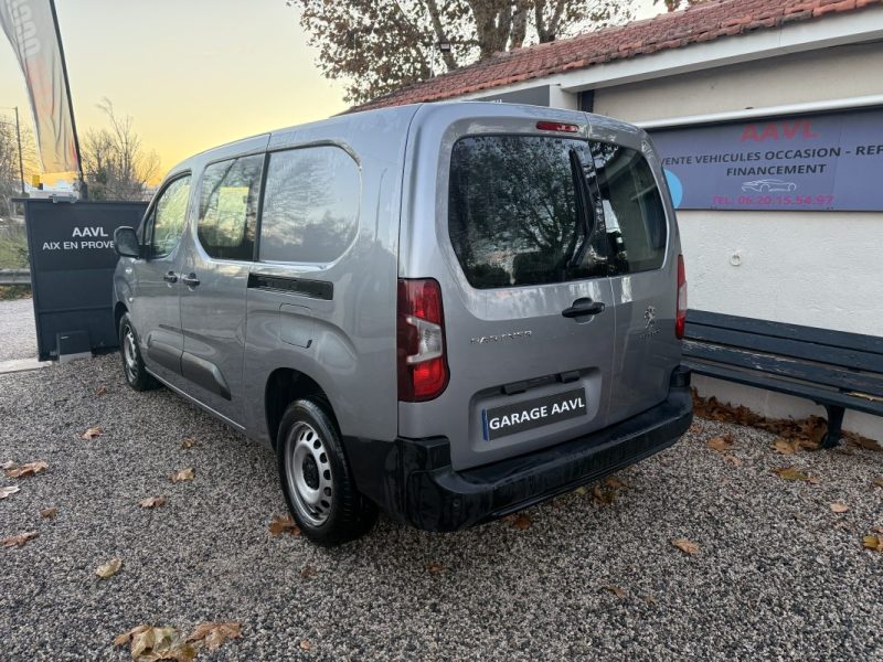PEUGEOT PARTNER 3 LONG 950KG BLUEHDI 100CH 5 PLACES CAR PLAY  2021