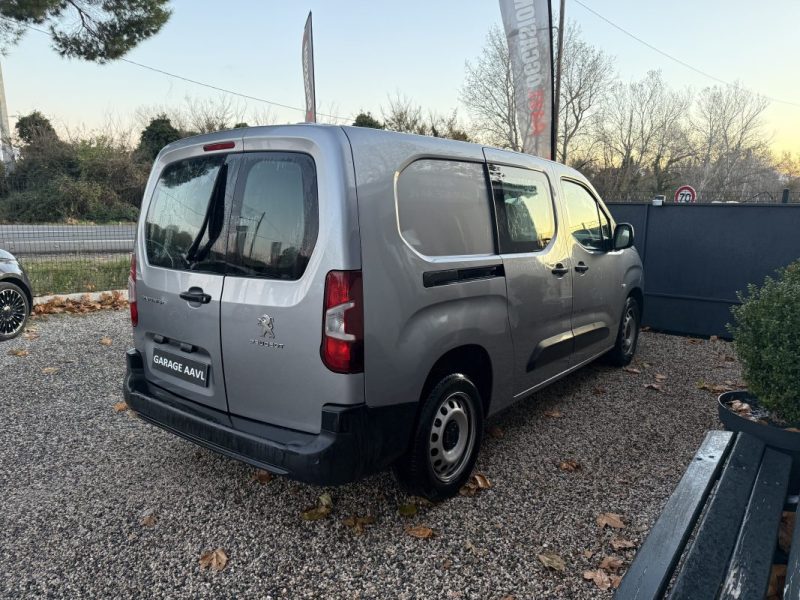 PEUGEOT PARTNER 3 LONG 950KG BLUEHDI 100CH 5 PLACES CAR PLAY  2021