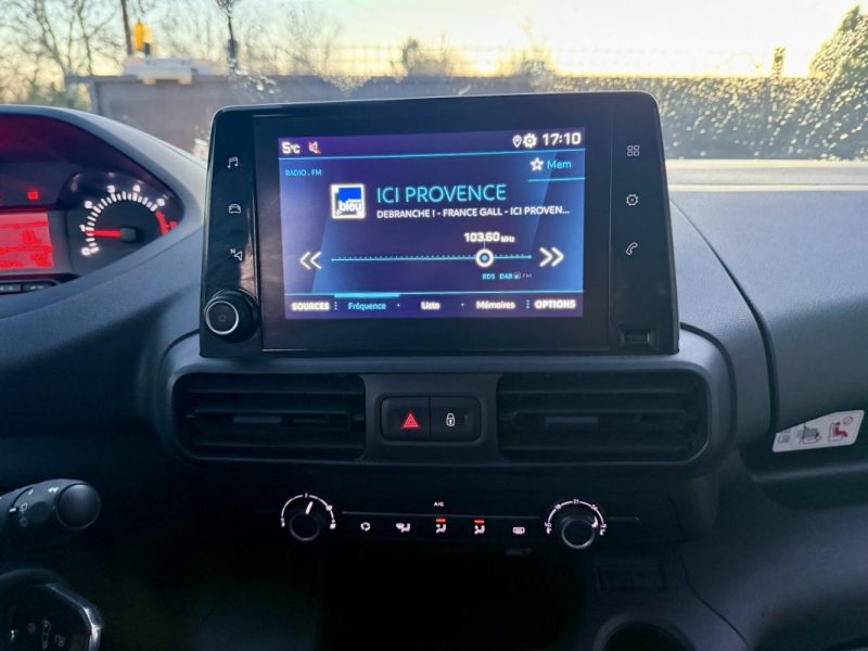 PEUGEOT PARTNER 3 LONG 950KG BLUEHDI 100CH 5 PLACES CAR PLAY  2021