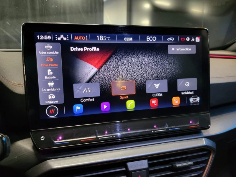 CUPRA FORMENTOR 1.4 E-HYBRID 245 VZ TRIBE EDITION DSG / TOIT OUVRANT / SIEGE ELECTRIQUE A MEMOIRE