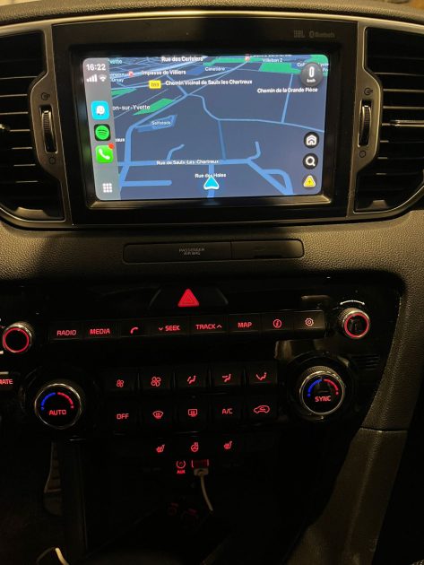 MAGNIFIQUE KIA SPORTAGE GT LINE 1.7 CRDI 141 CH (APPLE CARPLAY, TOIT OUVRANT, SIÈGES CHAUFFANTS)