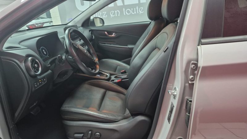 HYUNDAI KONA SUV HYBRIDE 141cv PREMIUM TOUTES OPTIONS/1 ERE MAIN/TVA RECUPERABLE