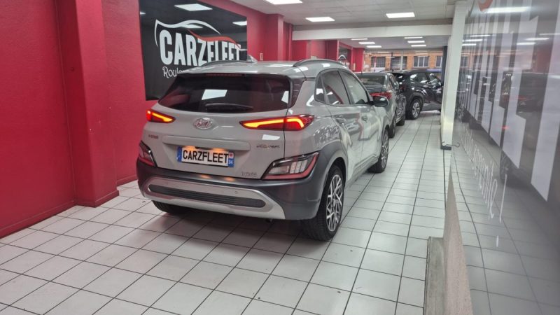 HYUNDAI KONA SUV HYBRIDE 141cv PREMIUM TOUTES OPTIONS/1 ERE MAIN/TVA RECUPERABLE