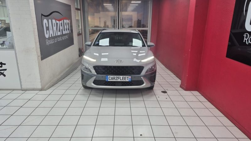 HYUNDAI KONA SUV HYBRIDE 141cv PREMIUM TOUTES OPTIONS/1 ERE MAIN/TVA RECUPERABLE