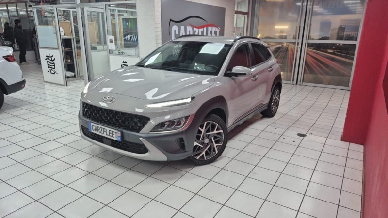 HYUNDAI KONA SUV HYBRIDE 141cv PREMIUM TOUTES OPTIONS/1 ERE MAIN/TVA RECUPERABLE