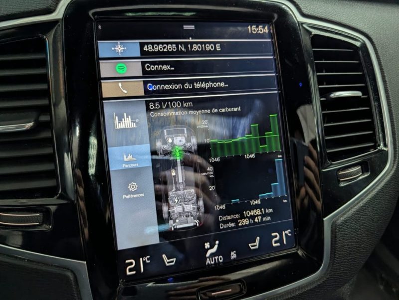 VOLVO XC90 T8 TWIN ENGINE 320 + 87CH MOMENTUM GEARTRONIC 7 PLACES 