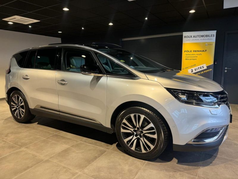 RENAULT ESPACE V 2.0 BLUE DCI 200 INITIALE PARIS EDC / TOIT OUVRANT / 7 PLACES / SIEGES ARR CHAUFFANTS / VOLANT CHAUFFANT / ENTRETIEN RENAULT  2019