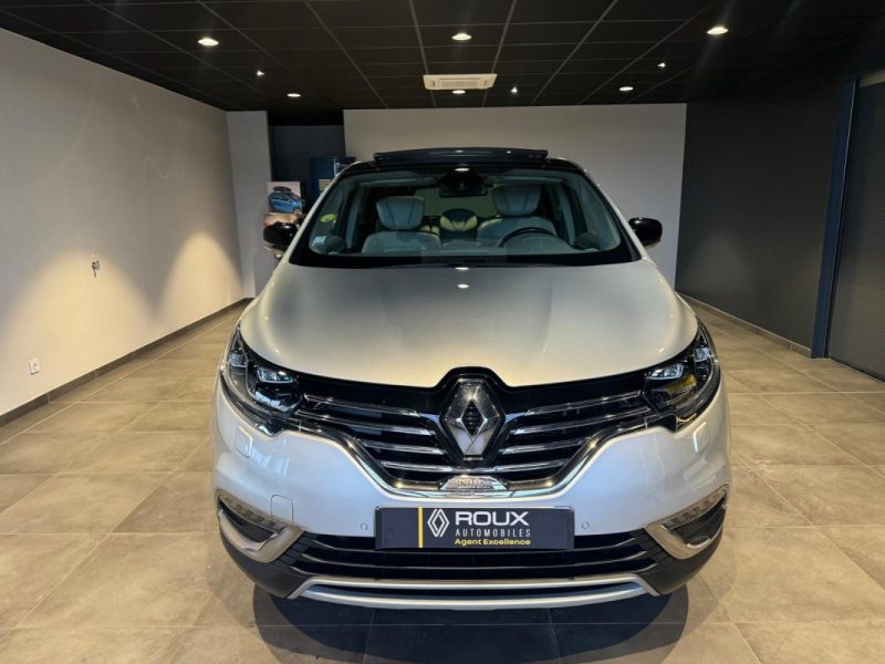 RENAULT ESPACE V 2.0 BLUE DCI 200 INITIALE PARIS EDC / TOIT OUVRANT / 7 PLACES / SIEGES ARR CHAUFFANTS / VOLANT CHAUFFANT / ENTRETIEN RENAULT  2019