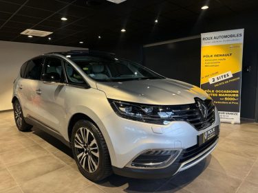 RENAULT ESPACE V 2.0 BLUE DCI 200 INITIALE PARIS EDC / TOIT OUVRANT / 7 PLACES / SIEGES ARR CHAUFFANTS / VOLANT CHAUFFANT / ENTRETIEN RENAULT  2019