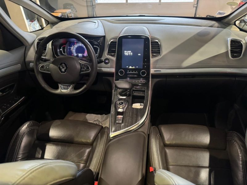 RENAULT ESPACE V 2.0 BLUE DCI 200 INITIALE PARIS EDC / TOIT OUVRANT / 7 PLACES / SIEGES ARR CHAUFFANTS / VOLANT CHAUFFANT / ENTRETIEN RENAULT  2019