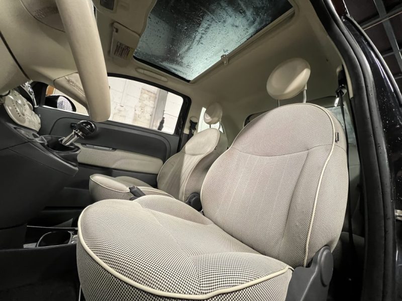 FIAT 500 II LOUNGE 1.2 69 Cv 1ERE MAIN / TOIT PANORAMIQUE BLUETOOTH USB 71 200 Kms - GARANTIE 1 AN