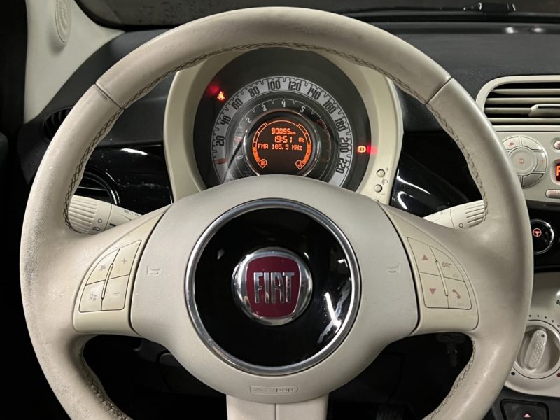 FIAT 500 II LOUNGE 1.2 69 Cv 1ERE MAIN / TOIT PANORAMIQUE BLUETOOTH USB 71 200 Kms - GARANTIE 1 AN
