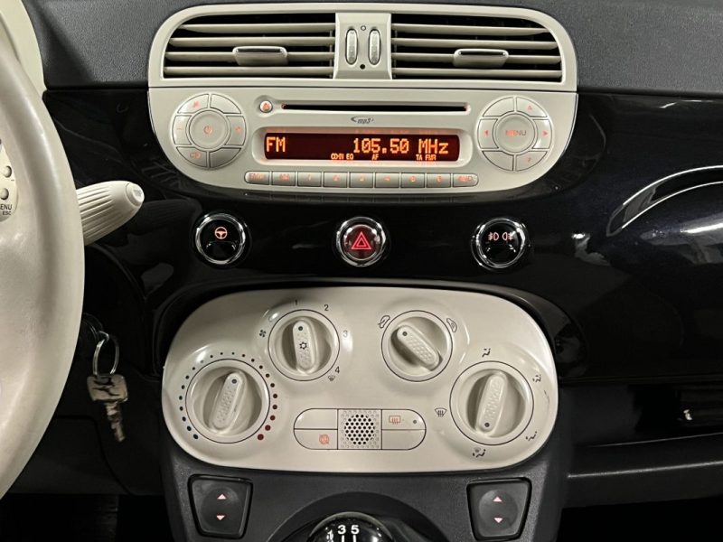 FIAT 500 II LOUNGE 1.2 69 Cv 1ERE MAIN / TOIT PANORAMIQUE BLUETOOTH USB 71 200 Kms - GARANTIE 1 AN