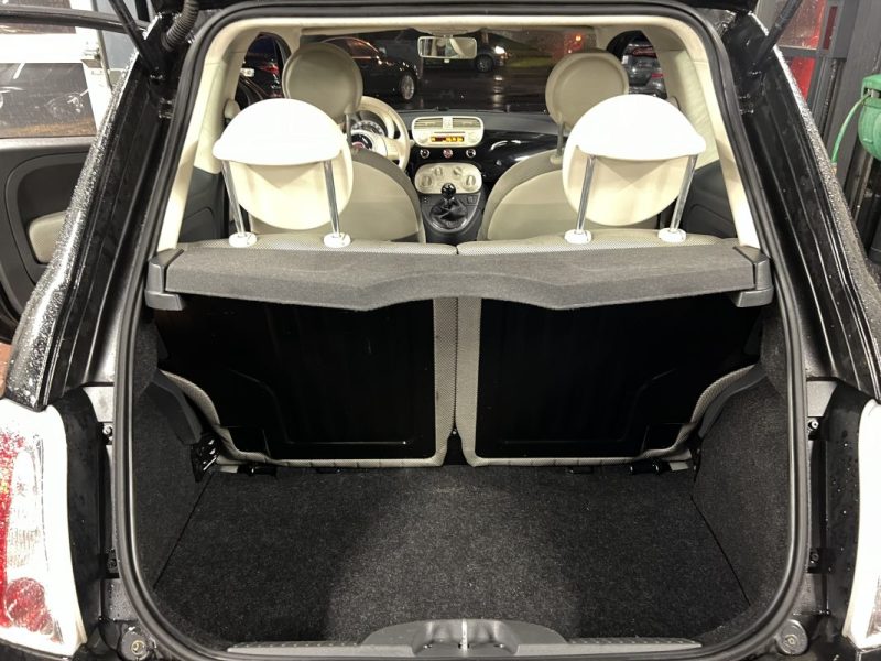 FIAT 500 II LOUNGE 1.2 69 Cv 1ERE MAIN / TOIT PANORAMIQUE BLUETOOTH USB 71 200 Kms - GARANTIE 1 AN