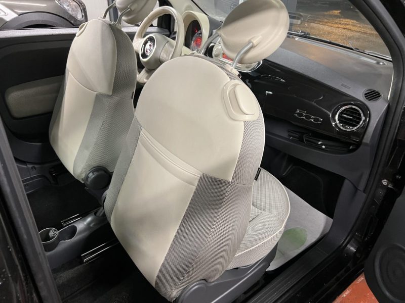 FIAT 500 II LOUNGE 1.2 69 Cv 1ERE MAIN / TOIT PANORAMIQUE BLUETOOTH USB 71 200 Kms - GARANTIE 1 AN