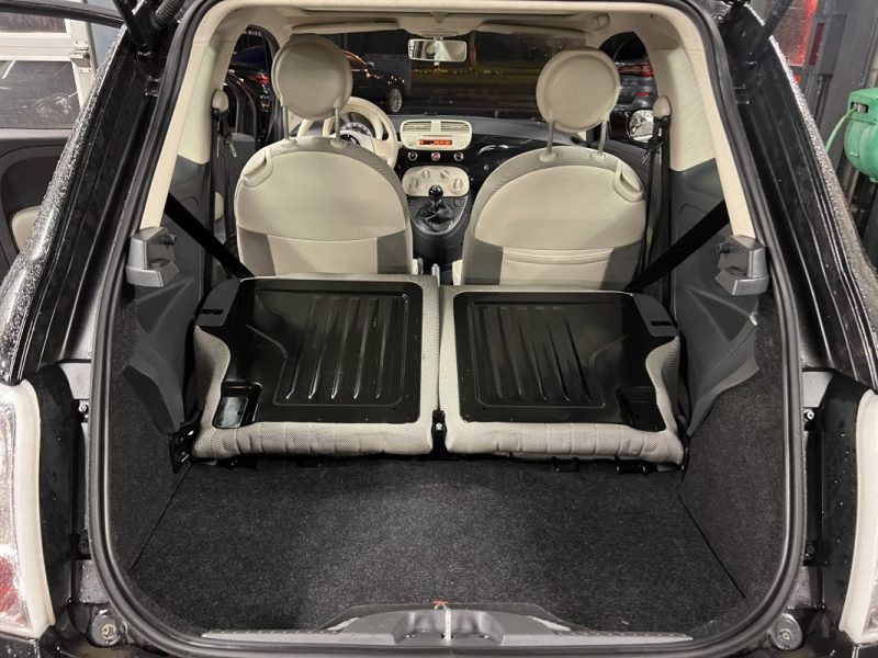 FIAT 500 II LOUNGE 1.2 69 Cv 1ERE MAIN / TOIT PANORAMIQUE BLUETOOTH USB 71 200 Kms - GARANTIE 1 AN