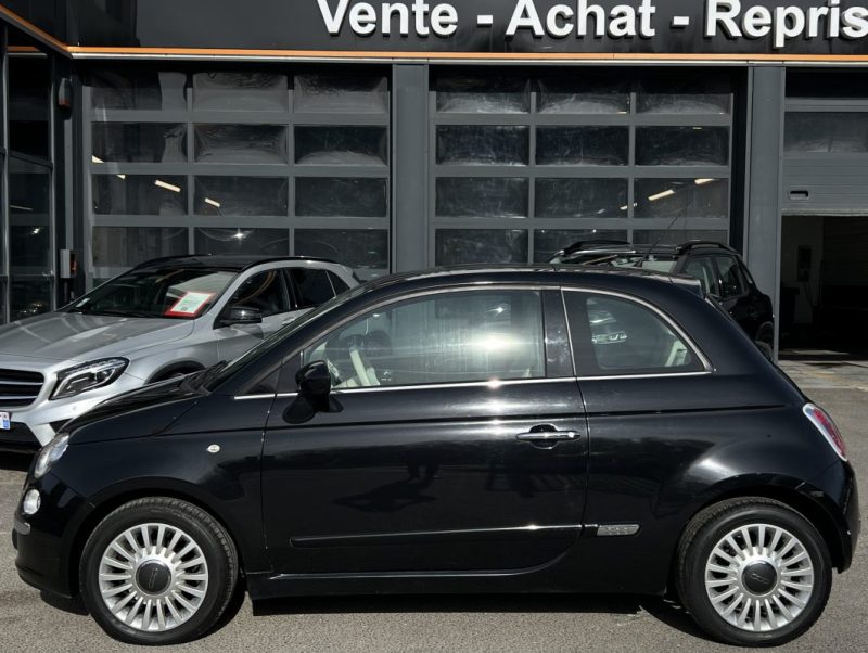 FIAT 500 II LOUNGE 1.2 69 Cv 1ERE MAIN / TOIT PANORAMIQUE BLUETOOTH USB 71 200 Kms - GARANTIE 1 AN