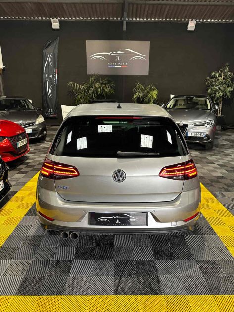 MAGNIFIQUE GOLF 7 GTE HYBRIDE DSG6 204 CH (SUIVI D’ENTRETIEN VW, APPLE CARPLAY, SIÈGES CHAUFFANTS)