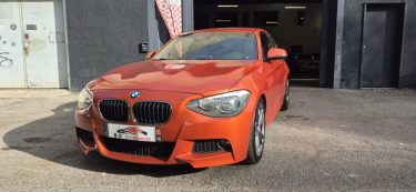 BMW Série 1 F21 118i 170ch, Orange Sakhir, Pack M, *Clim auto*, *GPS*