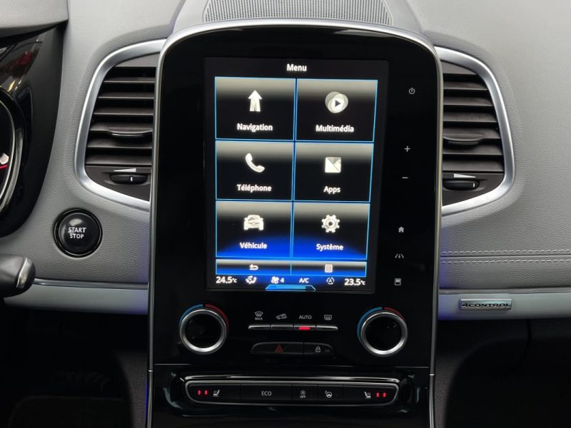 RENAULT GRAND ESPACE 5 V INITIALE PARIS 1.6 DCI 160 4CONTROL / TOIT OUVRANT CUIR GPS BVA Garantie1an