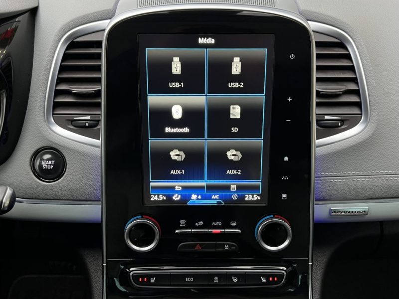 RENAULT GRAND ESPACE 5 V INITIALE PARIS 1.6 DCI 160 4CONTROL / TOIT OUVRANT CUIR GPS BVA Garantie1an