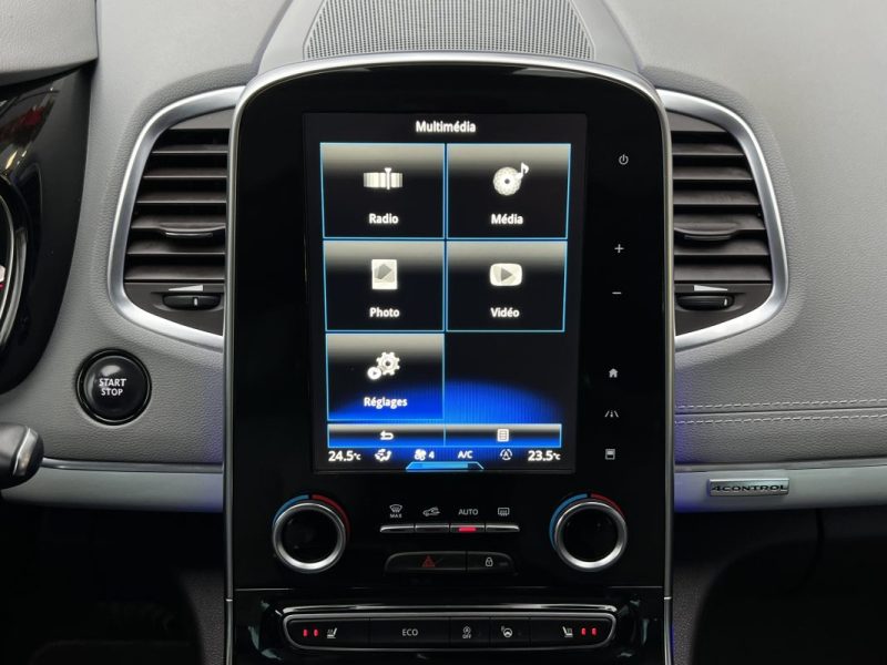 RENAULT GRAND ESPACE 5 V INITIALE PARIS 1.6 DCI 160 4CONTROL / TOIT OUVRANT CUIR GPS BVA Garantie1an