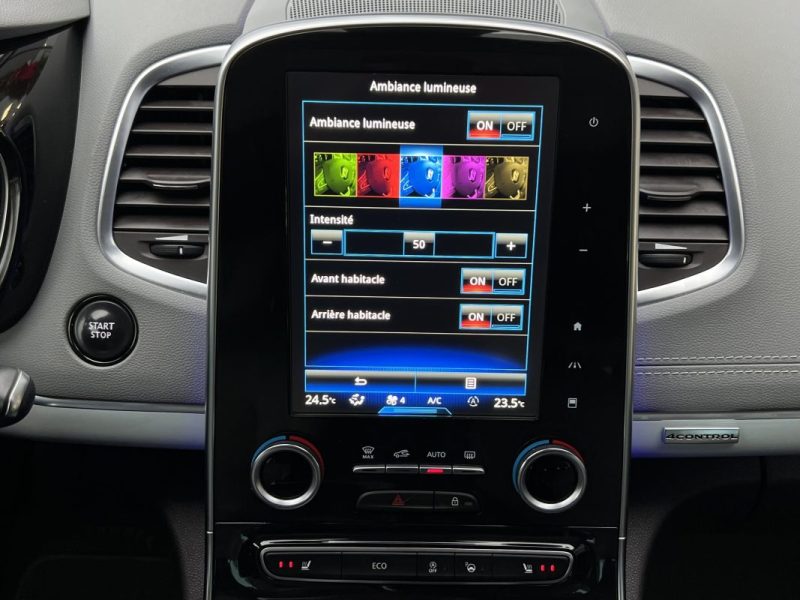 RENAULT GRAND ESPACE 5 V INITIALE PARIS 1.6 DCI 160 4CONTROL / TOIT OUVRANT CUIR GPS BVA Garantie1an