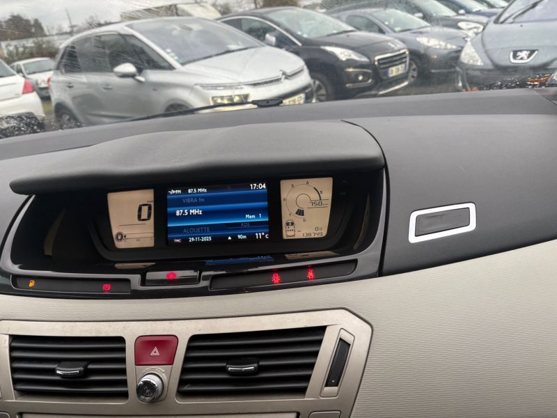 CITROEN C4 PICASSO 1.6 HDI 110CH FAP EXCLUSIVE 2011