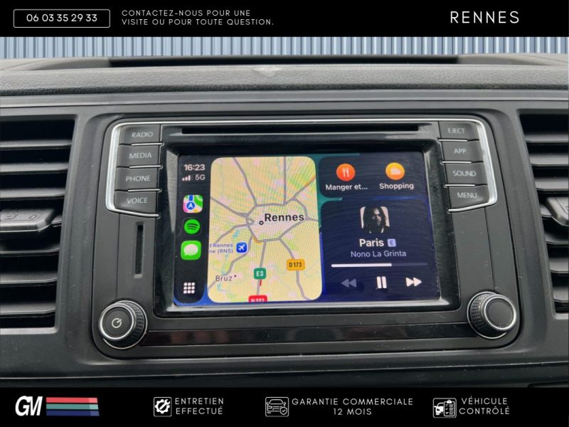 Volkswagen Transporter L1H1 2.0 TDI 150ch DSG7 / APPLE CARPLAY / SIEGES CHAUFFANTS / ATTELAGE / 