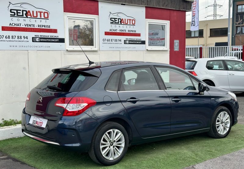 CITROEN C4 1.6 E-HDI 115 FAP CONFORT ETG6 / 1ERE MAIN / FAIBLE KILOMETRE 