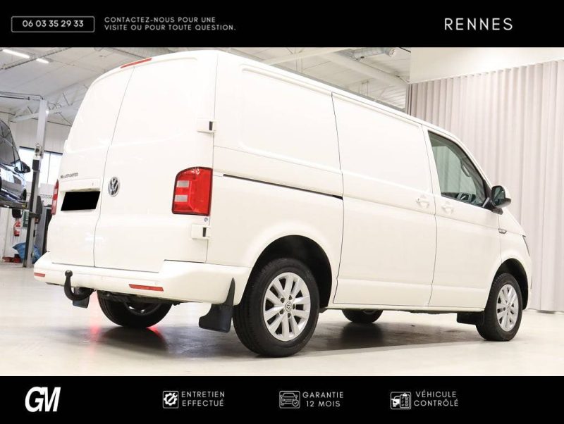 Volkswagen Transporter 2.0l 102ch / GARANTIE 12 MOIS / SIEGES CHAUFFANTS / IDEAL AMENAGEMENT 