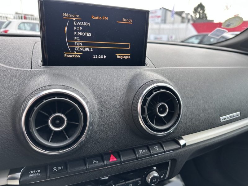 AUDI A3 SPORTBACK 2.0 TDI 184CV S-LINE QUATTRO S-TRONIC