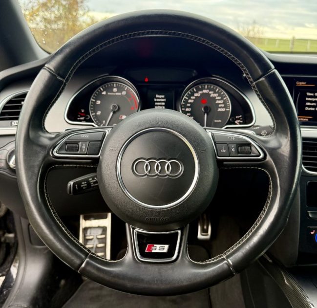  AUDI S5 V6 3.0 TFSI 333ch QUATTRO CABRIOLET S-TRONIC / PACK CARBONE / SIÈGES ÉLECTRIQUES CHAUFFANTS