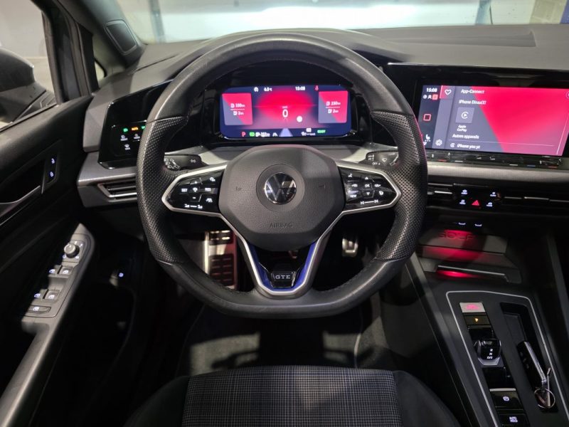 VOLKSWAGEN GOLF 8 1.4 eHybrid 245ch GTE DSG6 / SUIVI COMPLET / TOIT OUVRANT