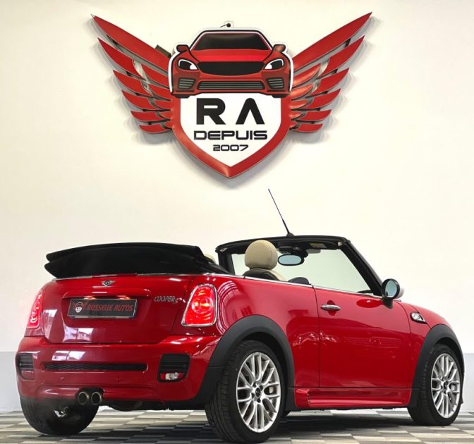 MINI COOPER S 1.6 L CABRIO JOHN WORKS 184CH 
